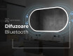 Ovala oglinda baie cu leduri L230 #6