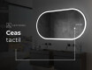 Ovala oglinda baie cu leduri L230 #8