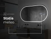 Ovala oglinda baie cu leduri L231 #8