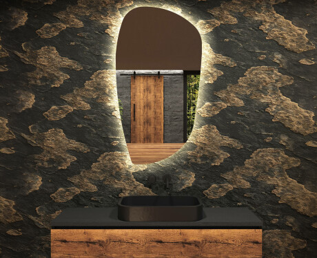 Oglinzi pentru baie cu LED în formă neregulată I221