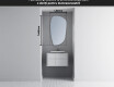 Oglinzi pentru baie cu LED în formă neregulată I221 #3