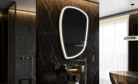 Oglinzi pentru baie cu LED în formă neregulată I222