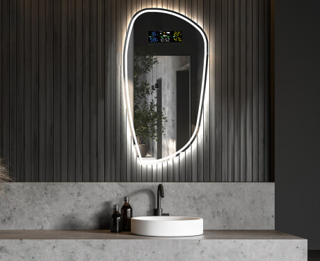 Oglinda cu LED neregulata la comanda I223 #6