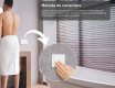 Ovala oglinda baie cu leduri 50x80cm cu lumină LED rece 7000K, lumină caldă 3000K sau lumină neutră 4500K #4