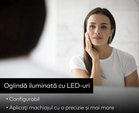 Rama oglinzi baie cu LED - Superlight #9
