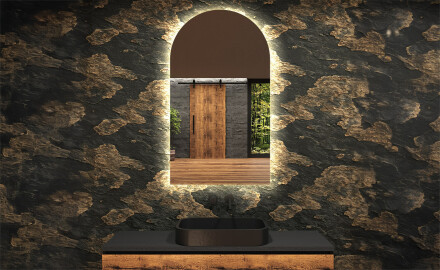 Oglinzi pentru baie cu LED în formă neregulată Y221