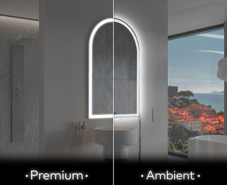 Oglinzi pentru baie cu LED în formă neregulată Y222