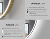 Oglinzi pentru baie cu LED în formă neregulată Y222 #2