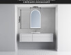 Oglinzi pentru baie cu LED în formă neregulată Y222 #5