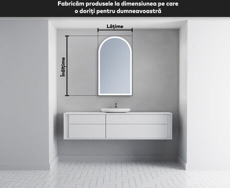 Oglinzi pentru baie cu LED în formă neregulată Y222 #5