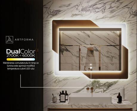 Oglinzi moderne baie cu leduri - Retro #11