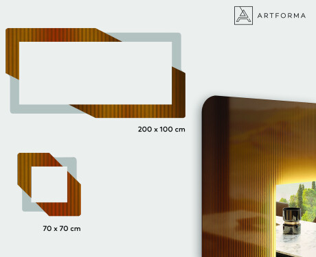 Oglinzi moderne baie cu leduri - Retro #3