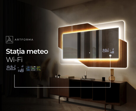 Oglinzi moderne baie cu leduri - Retro #5