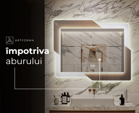 Oglinzi moderne baie cu leduri - Retro #8
