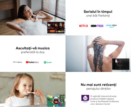 Oglindă neregulată într-o ramă de stejar cu iluminare LED #3
