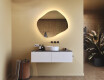 Oglindă de baie cu iluminare, culoare duală, comutator tactil, saltea încălzitoare #9