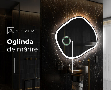 Oglinzi pentru baie cu LED în formă neregulată R222 #5