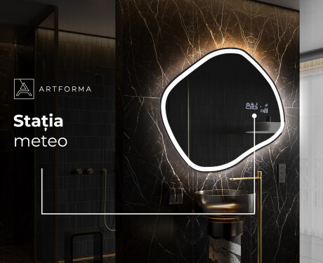 Oglinzi pentru baie cu LED în formă neregulată R222 #7