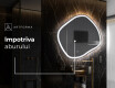 Oglinzi pentru baie cu LED în formă neregulată R222 #9