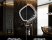 Oglinzi pentru baie cu LED în formă neregulată R223 #1