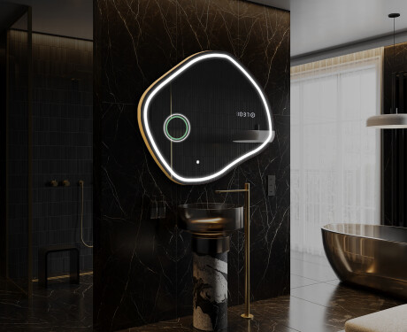 Oglinzi pentru baie cu LED în formă neregulată R223 #10