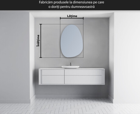 Oglinzi pentru baie cu LED în formă neregulată SF221 #4