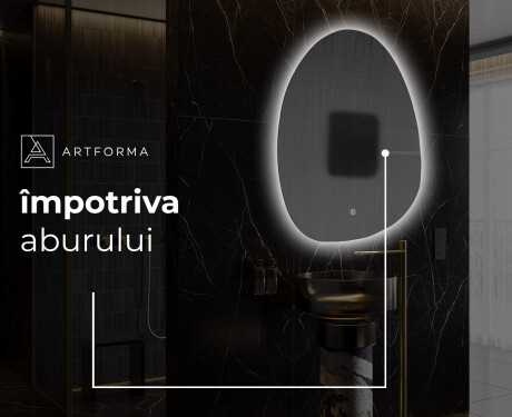 Oglinzi pentru baie cu LED în formă neregulată SF221 #9