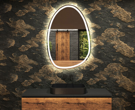 Oglinzi pentru baie cu LED în formă neregulată SF222