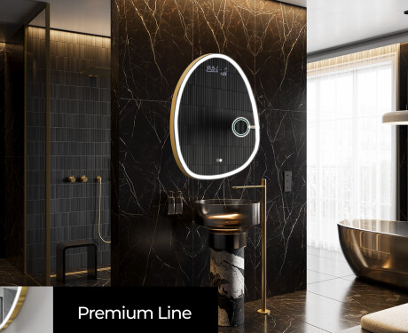 Oglinzi pentru baie cu LED în formă neregulată SF222 #4