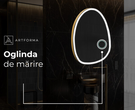 Oglinzi pentru baie cu LED în formă neregulată SF222 #6