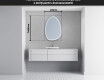 Oglinzi pentru baie cu LED în formă neregulată SF223 #5