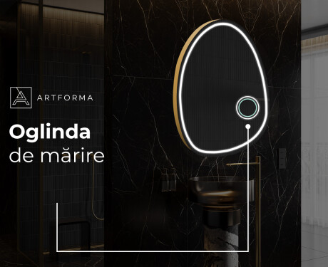 Oglinzi pentru baie cu LED în formă neregulată SF223 #6