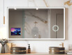 Oglindă LED inteligentă pentru baie cu ramă Displine Apple L01