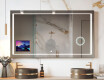 Oglindă LED inteligentă pentru baie cu ramă Displine Apple L61