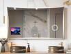 Oglindă dreptunghiulară Smart LED Apple cu ramă Displine L77