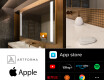Oglinda baie cu leduri perete SMART L02 Apple #2