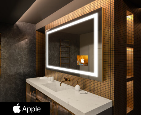 Oglinda baie cu leduri perete SMART L15 Apple
