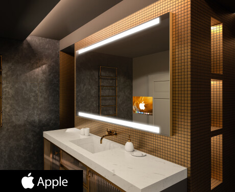 Oglinda baie cu leduri perete SMART L47 Apple #1