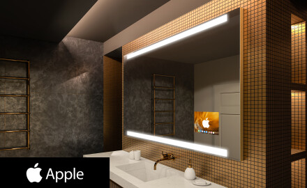 Oglinda baie cu leduri perete SMART L47 Apple