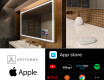 Oglinda baie cu leduri perete SMART L49 Apple #2