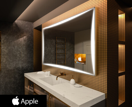 Oglinda baie cu leduri perete SMART L77 Apple