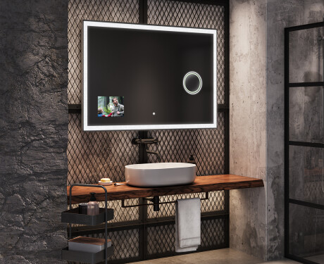 Oglinda baie cu leduri perete SMART L126 Apple #6