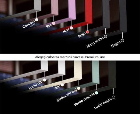 Oglinda baie cu leduri perete SMART L126 Apple #7