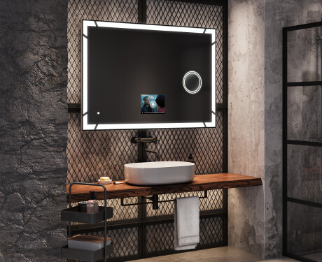 Oglinda baie cu leduri perete SMART L126 Apple #9