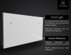 Oglindă SMART de baie cu iluminare LED L01 Serie Google #11