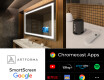 Oglindă SMART de baie cu iluminare LED L15 Serie Google #4