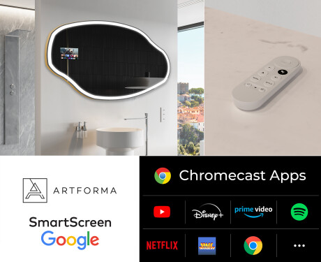 Oglinzi neregulate perete LED SMART O222 Google #2