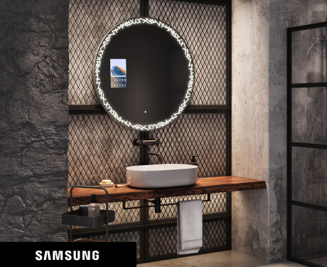 Oglinda rotunda perete LED SMART L115 Samsung #1