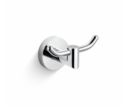 CLASSIC – Cârlig dublu pentru prosoape / cromat