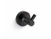 CLASSIC – Cârlig dublu pentru prosoape / negru mat